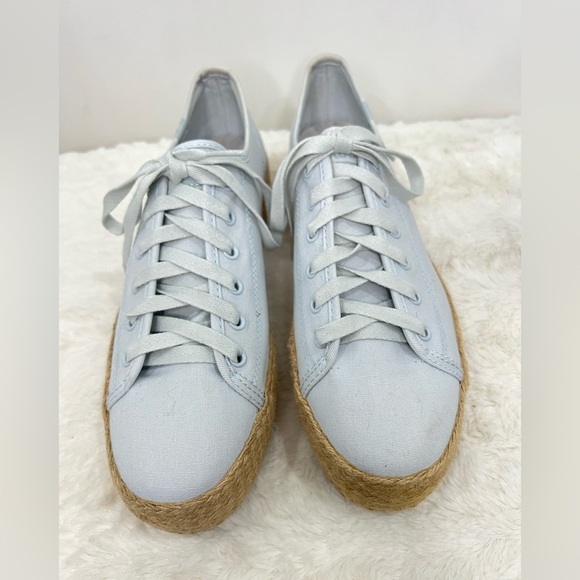 Keds Sneakers Women’s Size 9 Light Blue Triple Kick Canvas Jute Style WF62636 - Picture 11 of 15